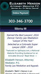 Mobile Screenshot of hensonmediation.com