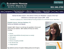 Tablet Screenshot of hensonmediation.com